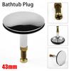 1Pcs Pop Up Waste Stopper Bathtub Plug Brass Bathroom Tub Drain Filter Durable Bath Stopper