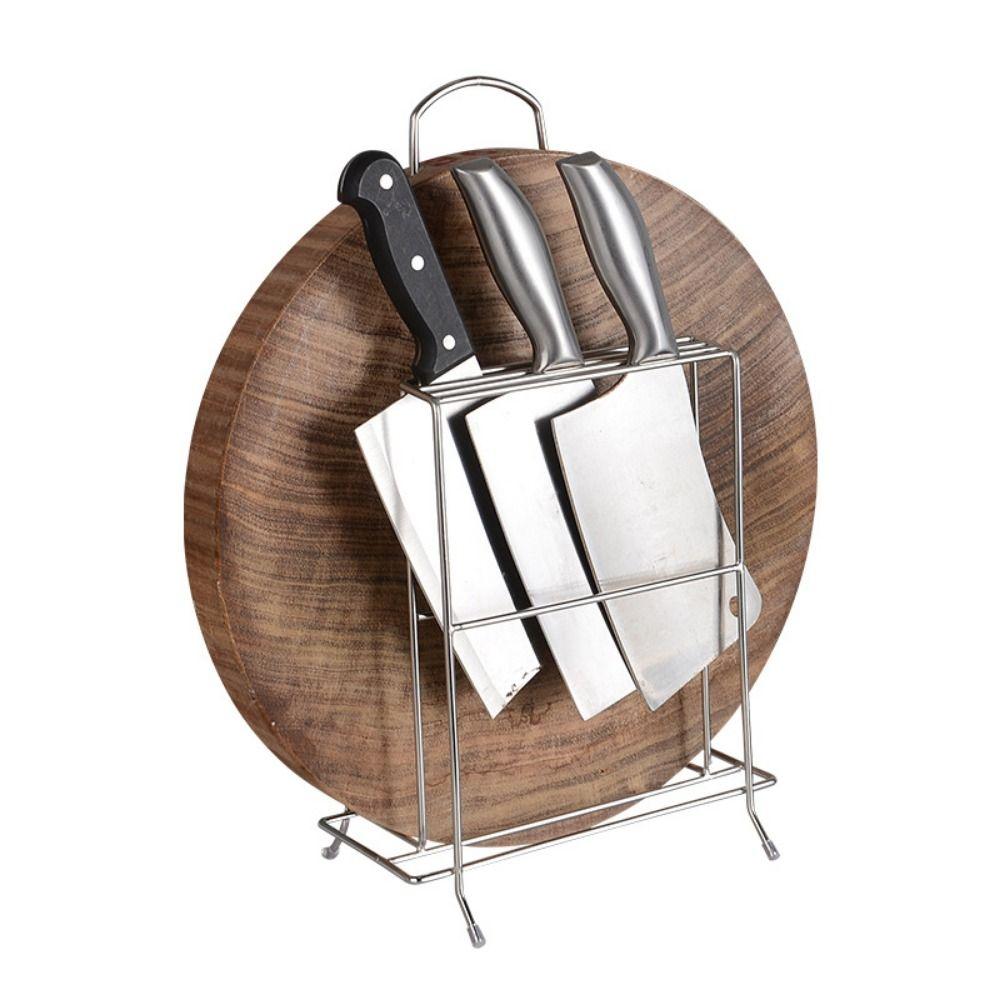 Rustproof Cutting Board Holder Multi-functional Kitchen Storage Rack Kitchen Supplies