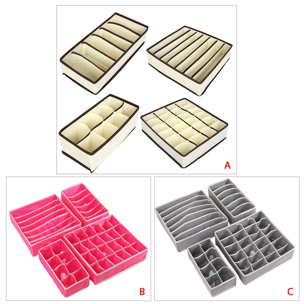 Ящик для нижнего белья, органайзер для домашнего шкафа, ящик для бюстгальтера, нетканый держатель для хранения ткани, коробка