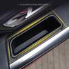 For 2015-2025 Ford Mustang ABS Black Inner Side Door Handle Storage Box Cover 2P