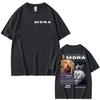 Rapper MORA Tour 2025 New Album Graphic T Shirts Men Clothing Hip Hop Gothic TShirt Y2K Vintage Oversized Short Sleeve TShirts