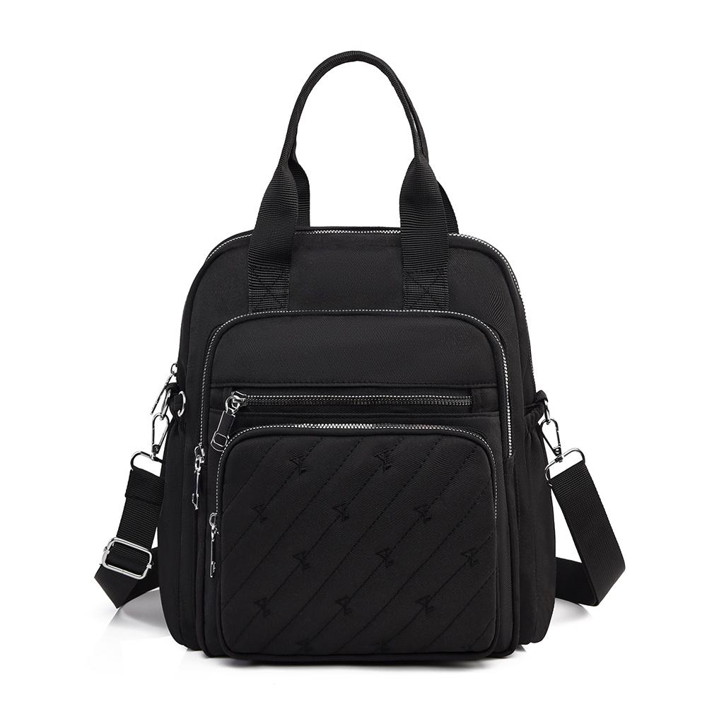 Стильный мини-рюкзак из ткани Оксфорд с простеганным дизайном – Легкая и прочная сумка кроссбоди для женщин