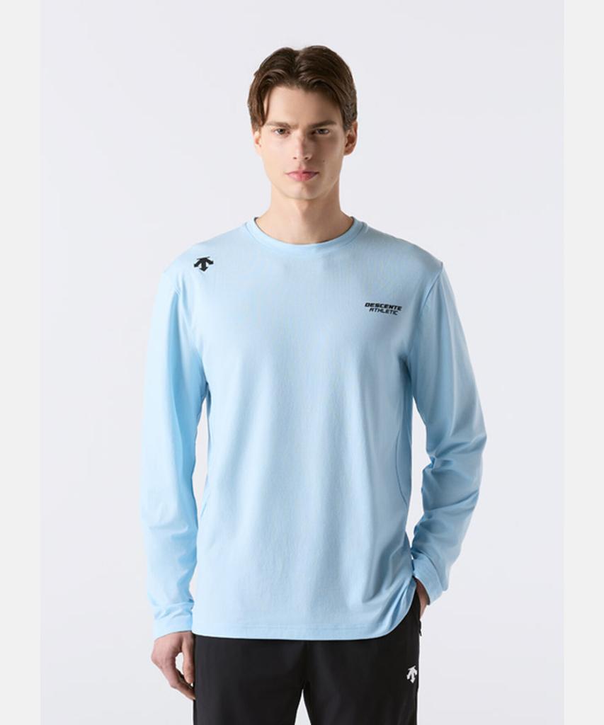 DESCENTE Training Turflite Long Sleeve T-Shirt Blue Sr123Ttl11