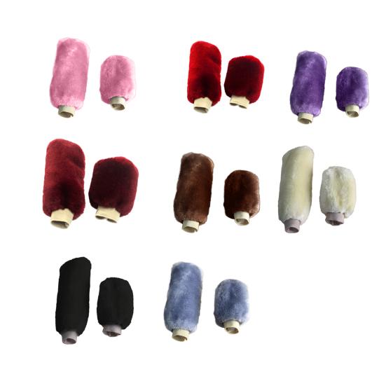 Супермягкая крышка ручки переключения передач, надежная, высокая прочность, плюшевая автомобильная шестерня для автомобиля, 1 комплект, замена