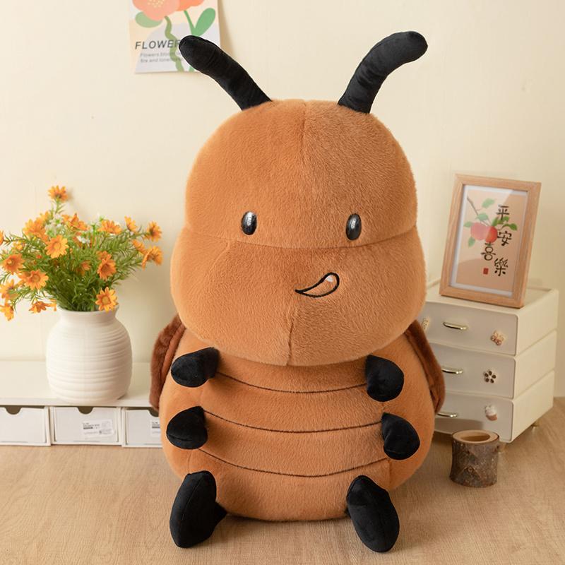 Funny Insect Creative Cockroach Cartoon Bee Plush Doll Simulation Ants Pillow Soft Toy Room Decoration Kawaii Birthday Gifts
