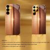 Gloss Gold Bumper Rose Gold phone case glass s25 ultra case s26 ultra case for Samsung Galaxy S26 S25 S24 S23 S22 FE Ultra Plus