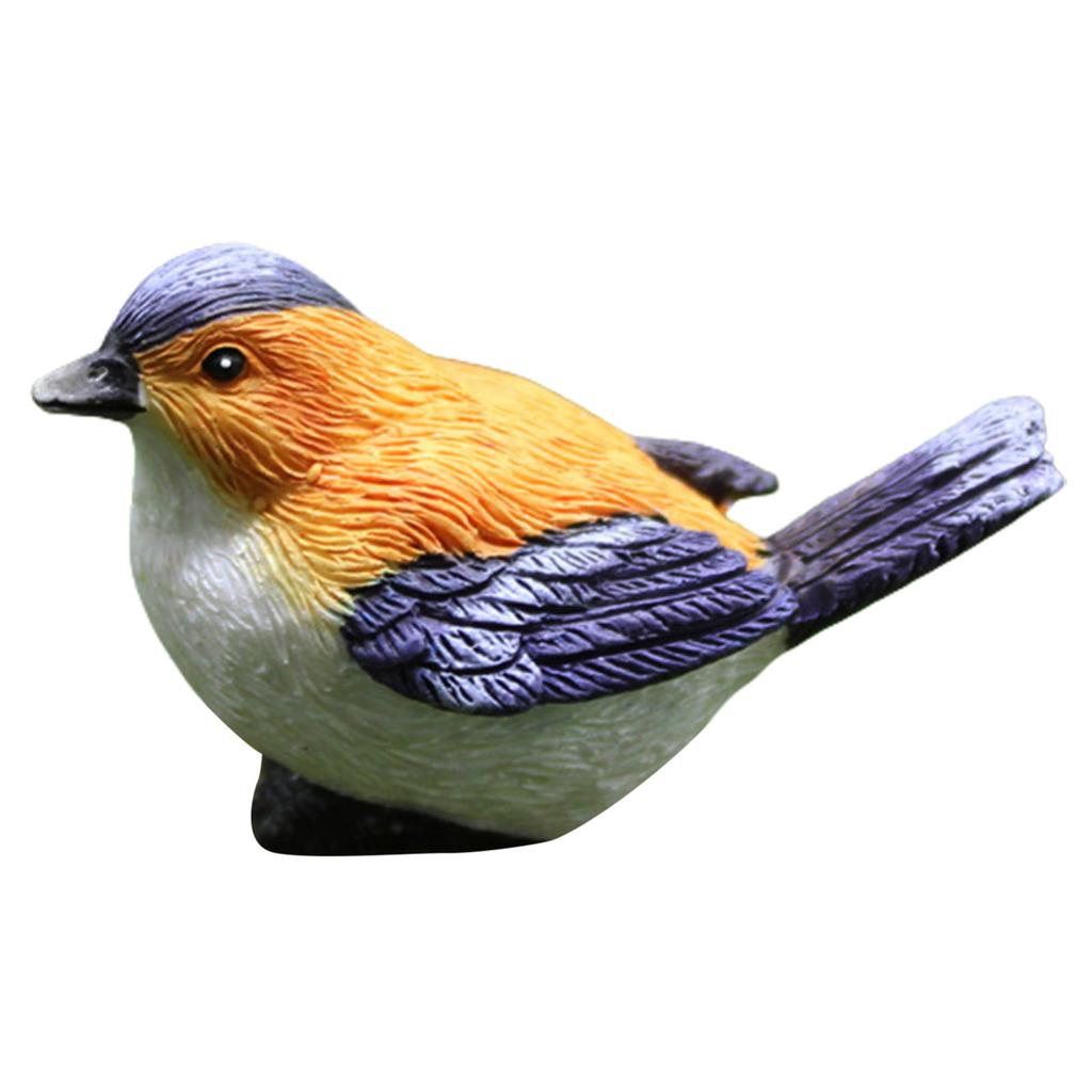 Garden Statues Yard Ornament Resin Bird Ornament Animal Statue DIY Sculpture Tree Decor Outdoor Decor Garden Ornament