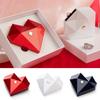 Waterproof Heart Ring Box Elegant Auto Pop Up Jewelry Box Proposal Ring Box Engagement