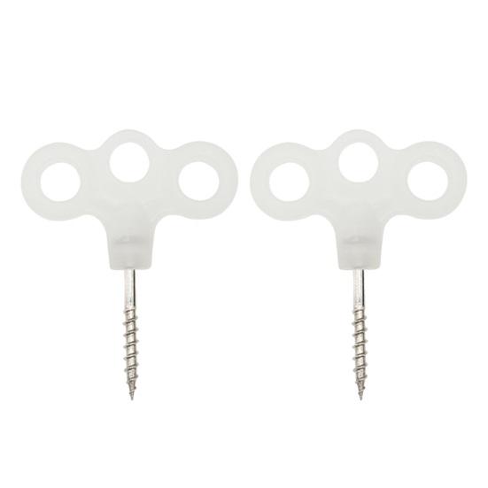 2 шт., трехпроушины с резьбой, заземленные якоря, сверхмощная нержавеющая сталь, кемпинг, пеший туризм, батутные палатки, ветрозащитная веревка, фиксирующая пряжка, земляные гвозди