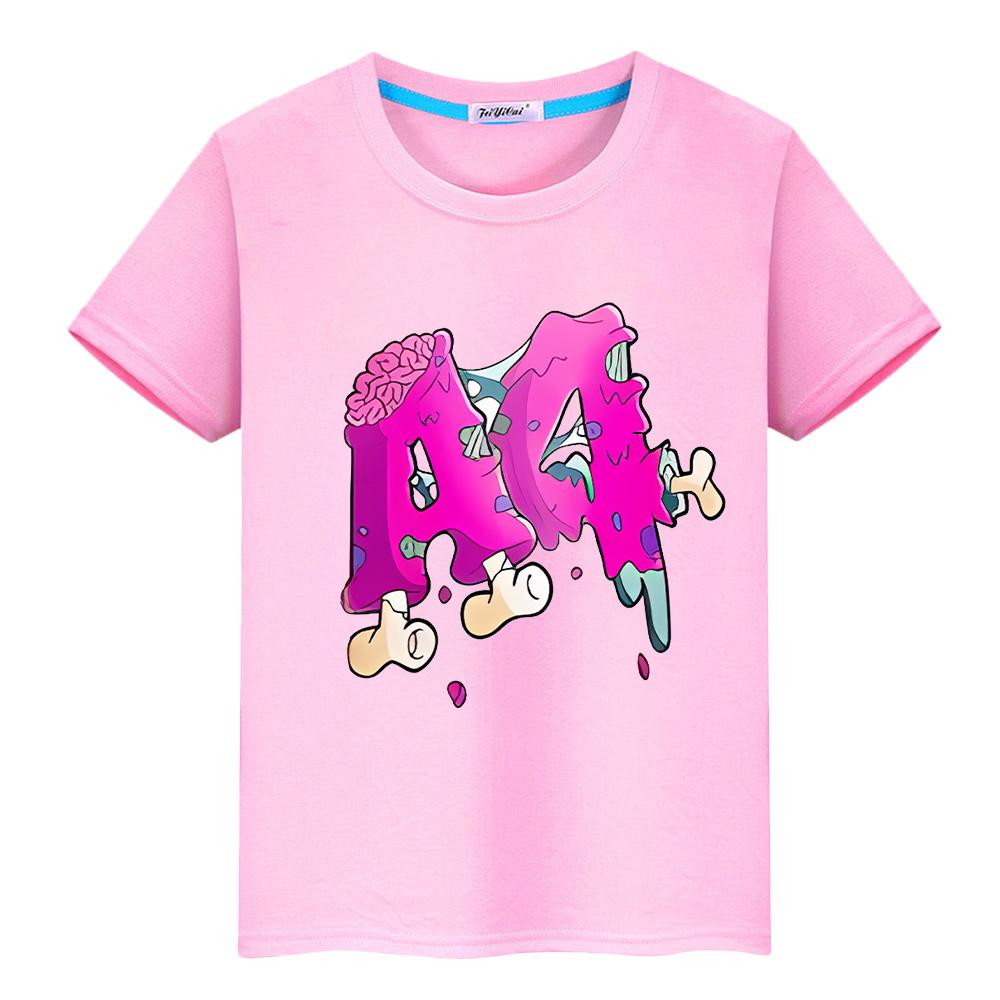 Donut A4 Print T Shirt for Kids Boy10year Tops 100%Cotton Tees Y2k One Piece Merch A4 Lamb Anime Short Pride Tshirt Girl Clothes