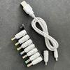 Кабель-преобразователь USB5V в DC9V 12V Кабель для зарядки USB в DC9V 12V с 8 адаптерами