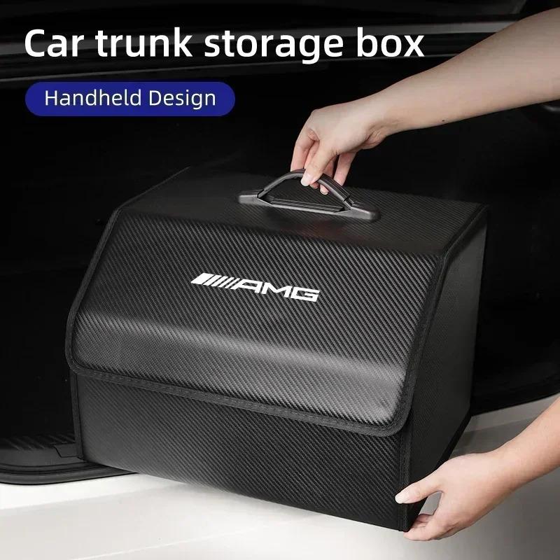 NSY2   Car Trunk Storage Bag Travel Organizer Foldable For Mercedes Benz AMG A C E Class W201 W210 W108 W204 W205 W203 W211 W124 W177