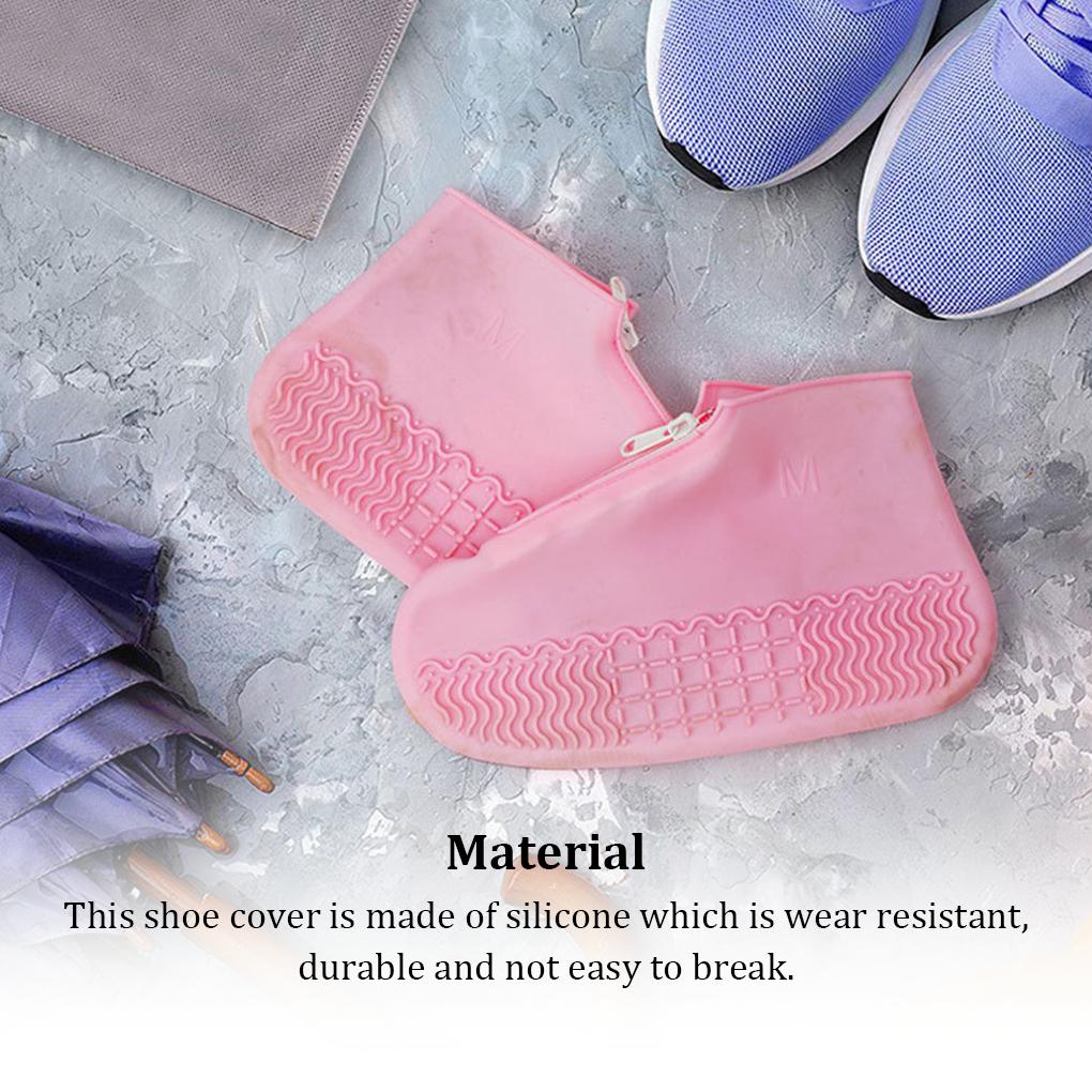 1 пара Женские Мужские Унисекс Силиконовые Чехлы для Обуви Водонепроницаемые Чехлы Защитник Кроссовок Защита от Дождя Аксессуар Ходьба Велоспорт