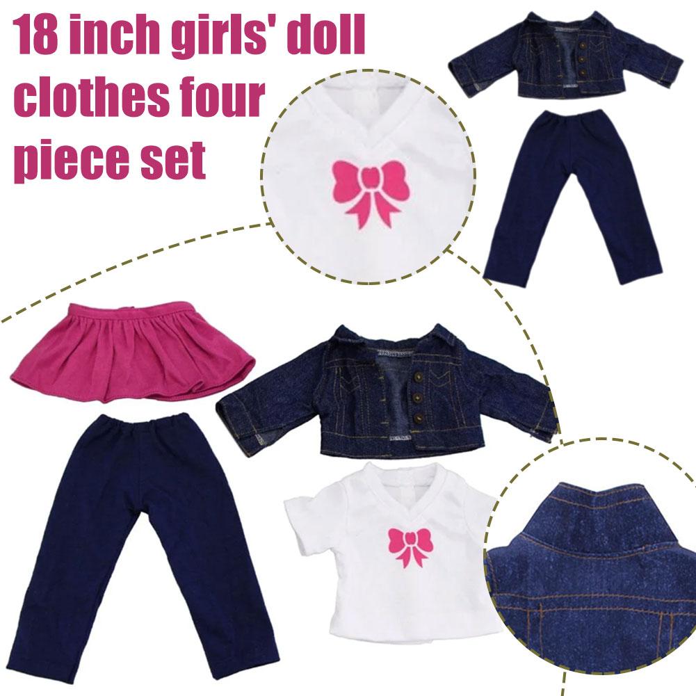 Набор одежды Pop для 18-дюймовой американской и 43-сантиметровой новорожденной куклы Reborn, аксессуары, игрушки для девочек Our Generation, подарок