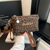 Женская сумка с леопардовым принтом, винтажная сумка через плечо
