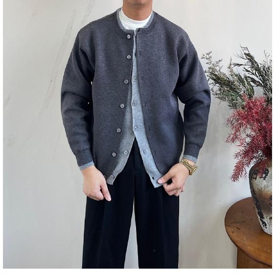 Мужское пальто весна-осень модный брендовый свитер Ruoshuai новый модный высококачественный повседневный свитер с круглым вырезом