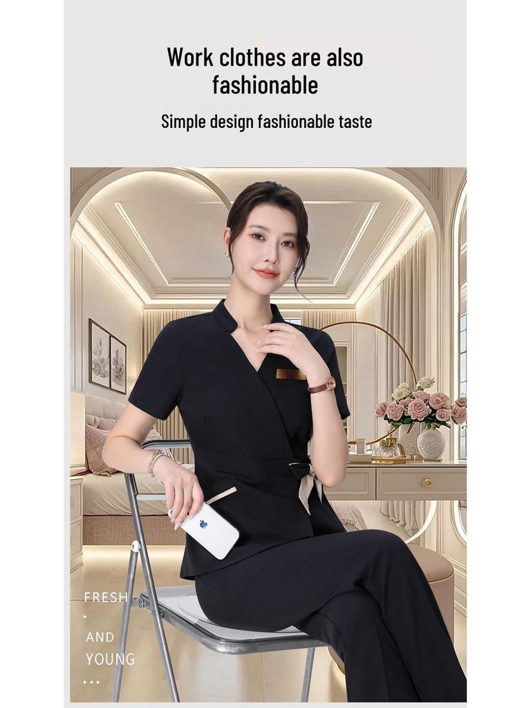 Платье с рукавом до локтя для косметологов, терапевтов салонов красоты и спа