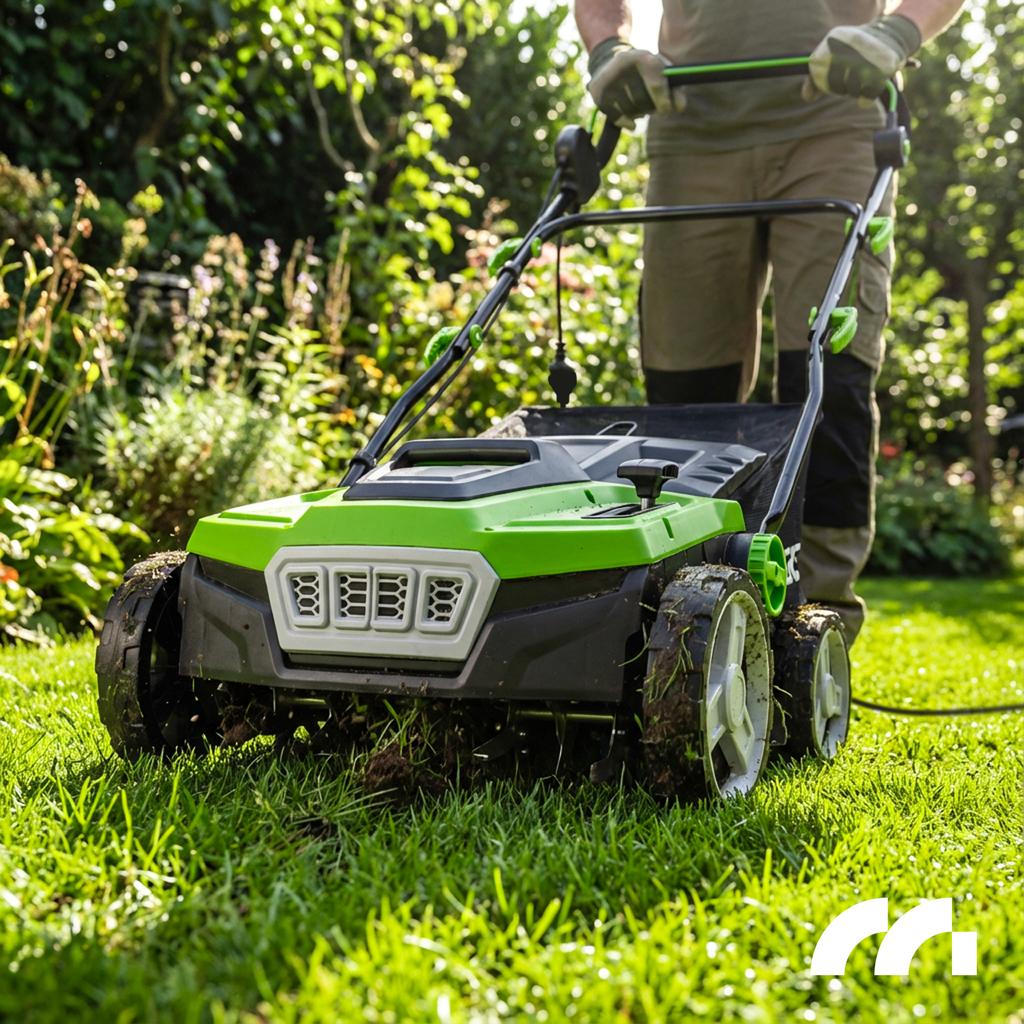 Maltec Masterlawn-Pro2600 Electric Lawn Scarifier Aerator 38cm