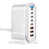600 Вт 8-портовая станция быстрой зарядки 5 Type-C + 3 USB Настольный адаптер-база для зарядки планшетов, телефонов, ноутбуков