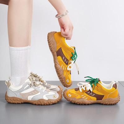 Осень 2025 Женская Мода Плюс Сайз Универсальная Немецкая Тренировочная Обувь, Размеры 36-42