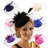 Veil Vintage Hat Headband Flower Fascinator New Fascinator Caps  1950s
