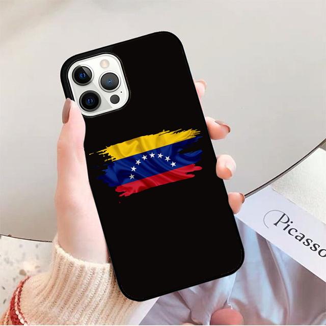 Чехол для телефона Флаг и Герб Венесуэлы для iPhone 17 Air 16 16e 15 Plus для Apple 13 11 12 14 Pro Max Чехол coque fundas