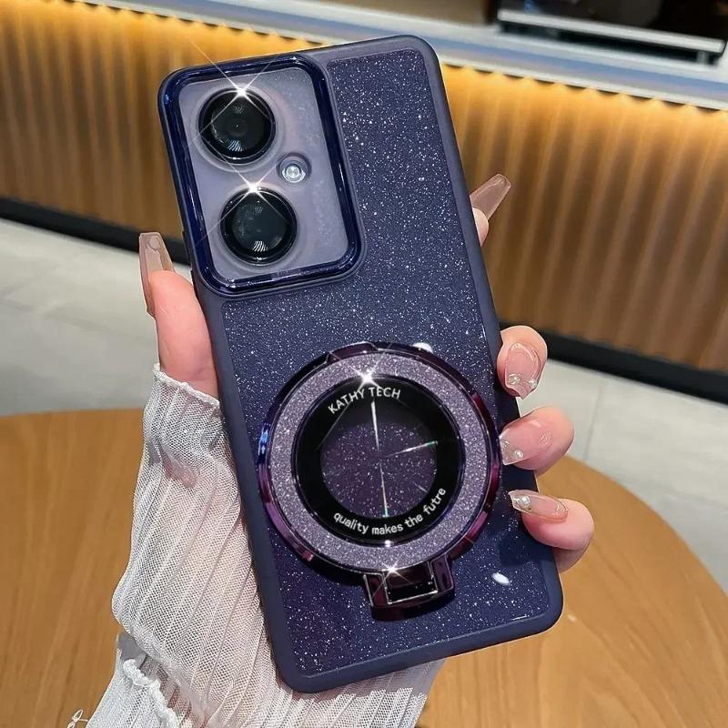 Чехол для телефона MOTO Edge 60 50 40 Ultra Neo Pro Fusion 5G из ТПУ с держателем-кольцом, блестящий, полноразмерный, противоударный