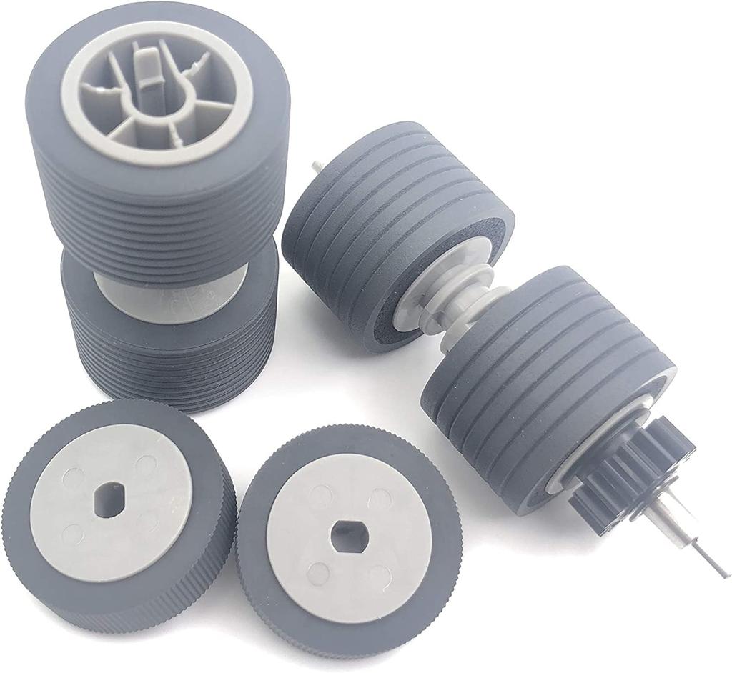 Комплект роликов захвата ROUKI, ролик тормоза, ролик сепаратора, Совместимость со сканером Fujitsu PA03575-K011 PA03575-K012 PA03575-K013 + + fi-6400 fi-6420 fi-6800