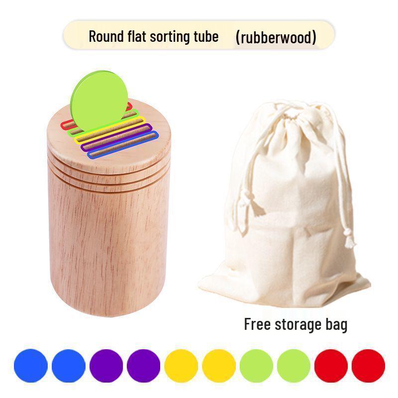 Монтессори Деревянный Балансир и Игрушка для Тренировки Сенсомоторных Навыков для Детей