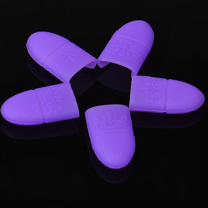 Средство для снятия лака для ногтей Soak Off UV Gel Средство для снятия ногтей Многоразовые 5 шт. Силиконовые зажимы для снятия ногтей