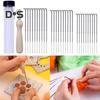 32Pcs/Set Wool Felting Needles Useful Easy To Store Solid Color Durable Wool Felting Needles for Household