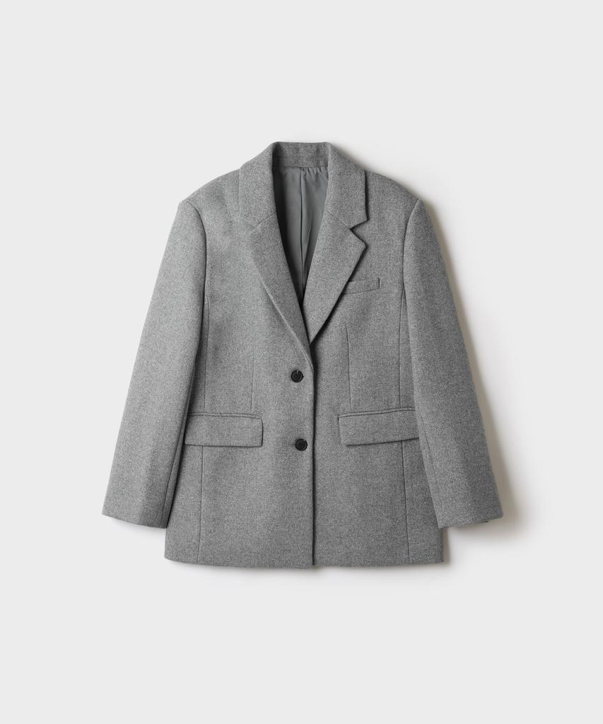 SPAO [Смесь шерсти] Женская оверсайз куртка_Spjkg4Tw01