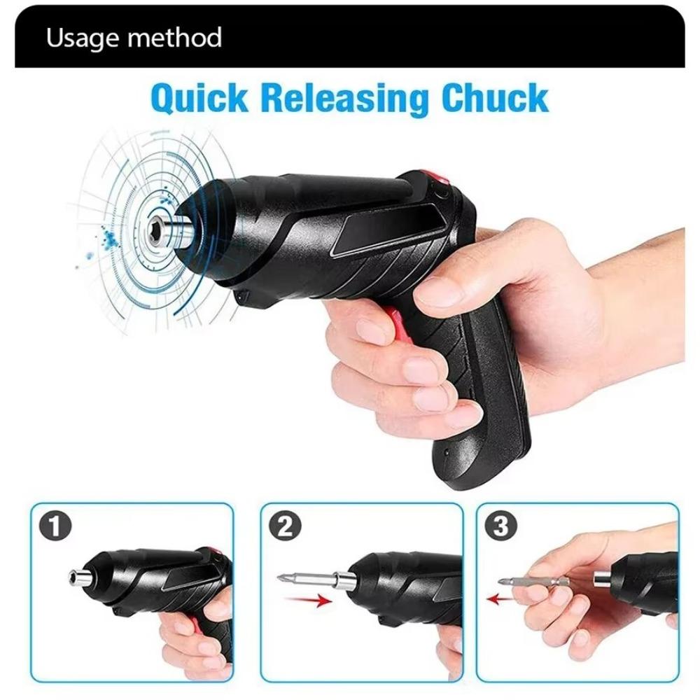 3/15/47 шт. Литиевая батарея 1800 мАч 3,6 В Набор электрической отвертки Электрический ремонт