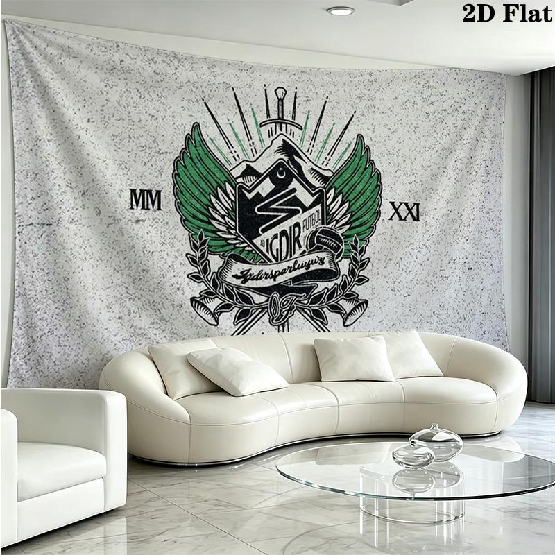 Iğdır FK duvar kağıdı Wall Tapestry Aesthetic Wall Hanging Printed Fabric Blanket Decorative Tapestries for Bedroom Living Room Home Decor