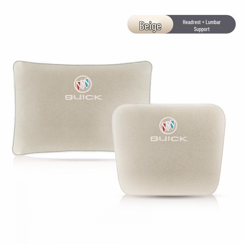 Buick Car Headrest & Lumbar Support Pillow: Regal, GL8, Excelle, LaCrosse