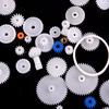 60 Pcs Plastic Gear Set Diy Rack Pulley Belt Worm Single Double Gears
