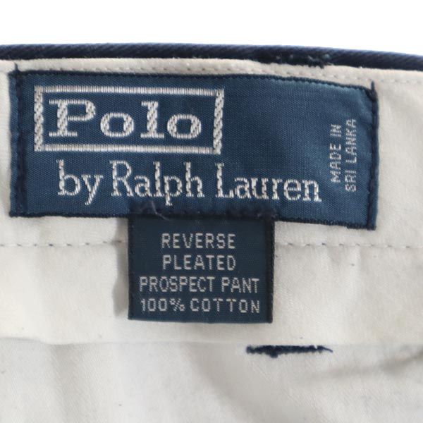 Брюки Polo by Ralph Lauren 90-х годов, винтажные, w36, темно-синие, мужские, б/у
