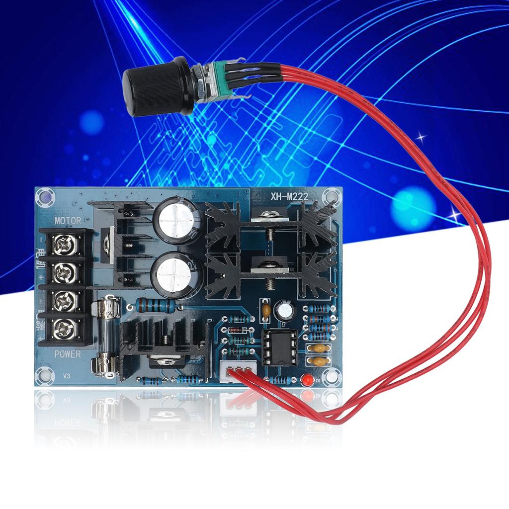 Модуль контроллера двигателя постоянного тока ШИМ-регулятор Плата регулятора напряжения высокой мощности 12‑40 В 20 А 800 Вт