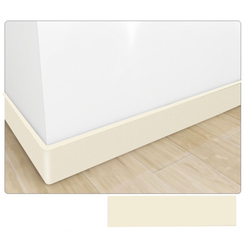 2M/Roll DIY Thickened Wall Base Self Adhesive Anti-collision Skirting Line Soft Wall Sticker Living Room