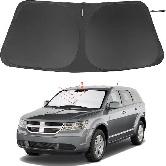 TINGLU Солнцезащитный козырек для Tesla Model X Tesla X 2016-2024 2025 Аксессуары Солнцезащитный козырек на лобовое стекло Защита от УФ-лучей Накидка на солнцезащитный козырек С