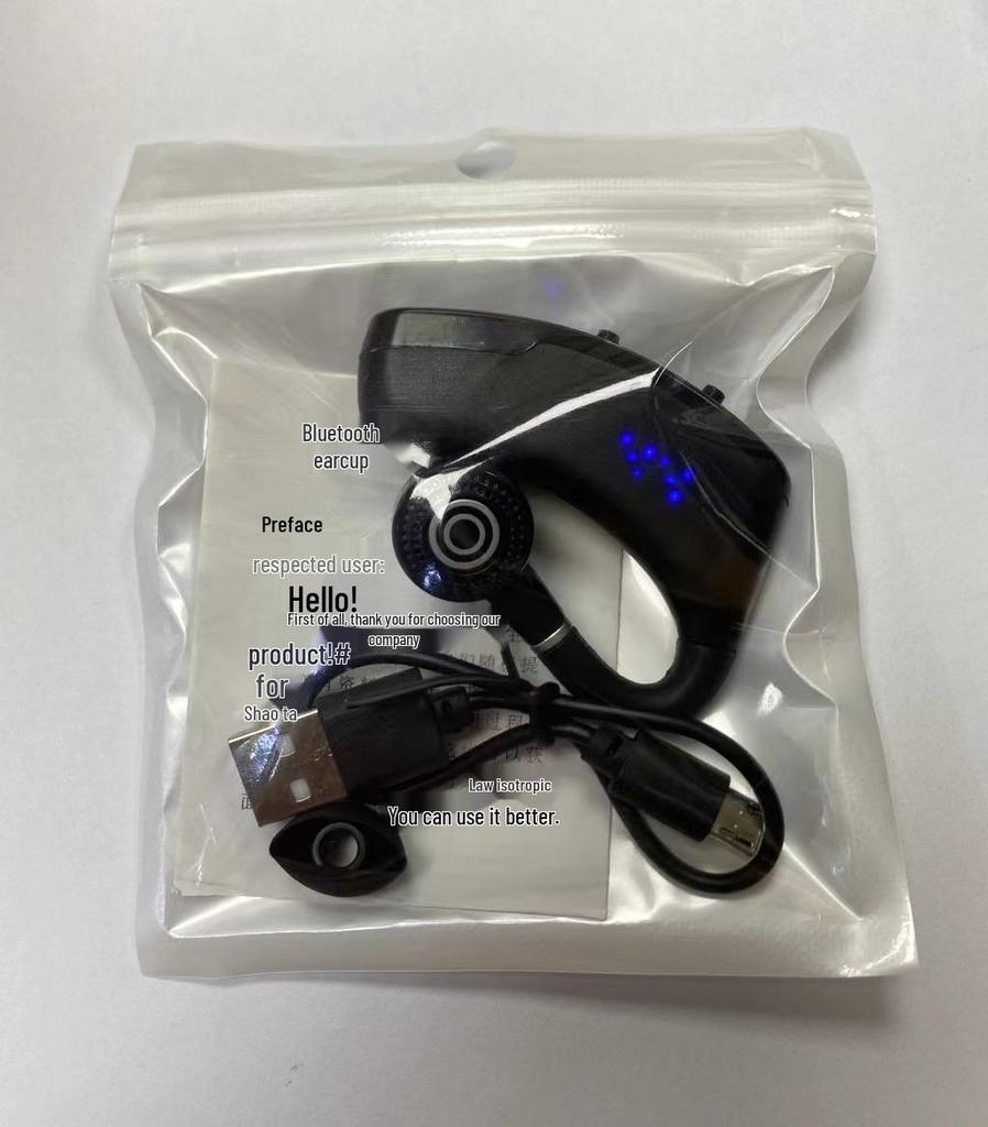 V9S Wireless Bluetooth Headset: Single-Ear, Stereo, Ideal for Sports, Business, and Compatible with Apple, Huawei, and Android Devices.