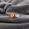 Carnelian Gemstone Jewelry, 925 Sterling Silver Ring, Handmade Gorgeous Silver Ring, Beautiful Silver Ring For Wedding Gift