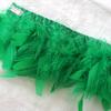 Encrypted Turkey Feather Fire Piece Feather Cloth Edge Skirt Lace Feather Lamp Diy Dance Clothes Accessories Decorative Materials