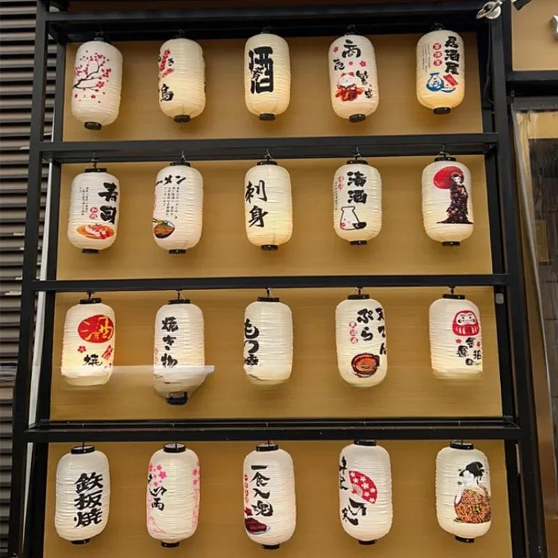 Водонепроницаемый фонарь из ПВХ в японском стиле для улицы, суши, сашими, ресторана Izakaya, декоративный фонарь для новогодней вечеринки