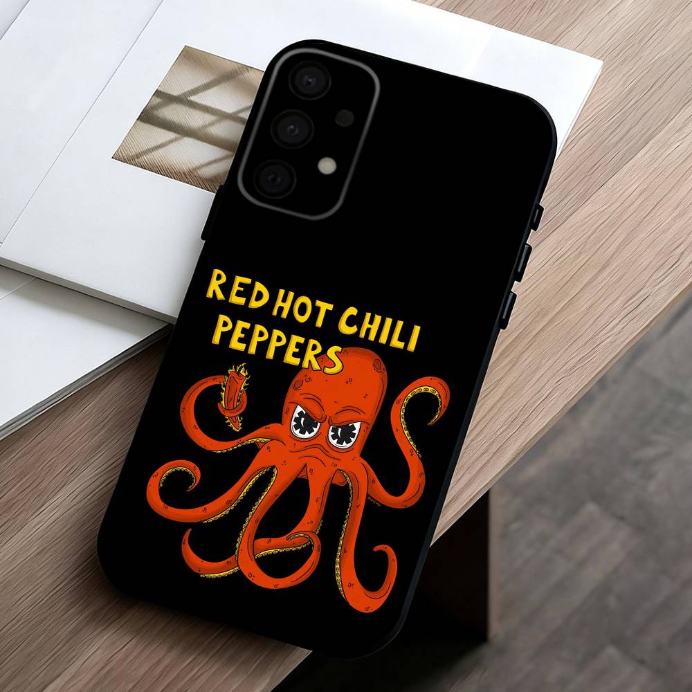 U-Незабываемые Red Hot Chili P-Перцы Группа Чехол для Телефона Для Samsung Galaxy A73,A72,A71,A70,A53,A52,A51,Другие Мягкий Черный Чехол