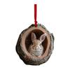 Christmas Animal Ornament Cartoon Forest Animal Hanging Decoration 2D Flat Acrylic Pendant for Christmas Tree Decor