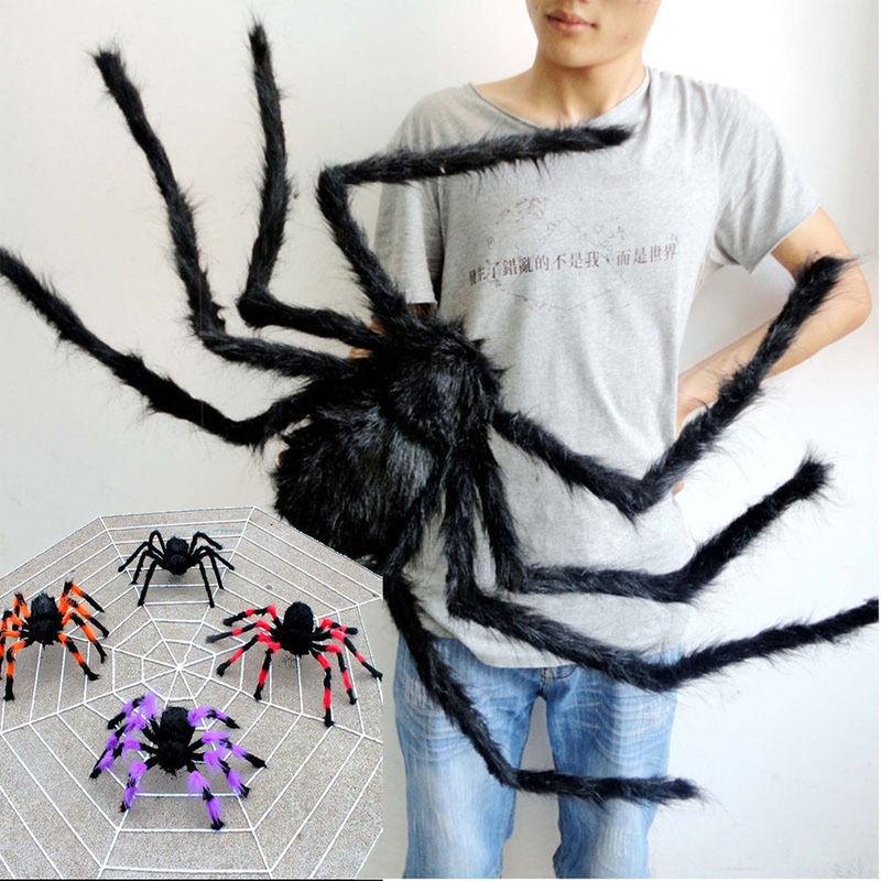 Паук 30/75/125 см большая плюшевая кукла 1 шт паук дети украшение на Хэллоуин ARI