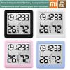 Upgrade Xiaomi Youpin Digital LCD Indoor Convenient Temperature Sensor Humidity Meter Clock Thermometer Hygrometer Gauge