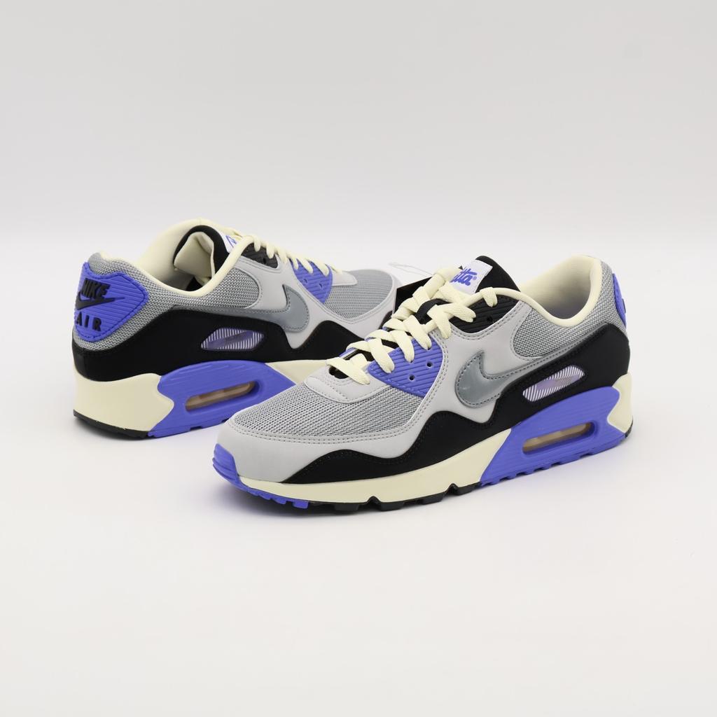 HF8814-002 Patta Nike Air Max 90 Сапфировый и Серо-песочный (Мужской)