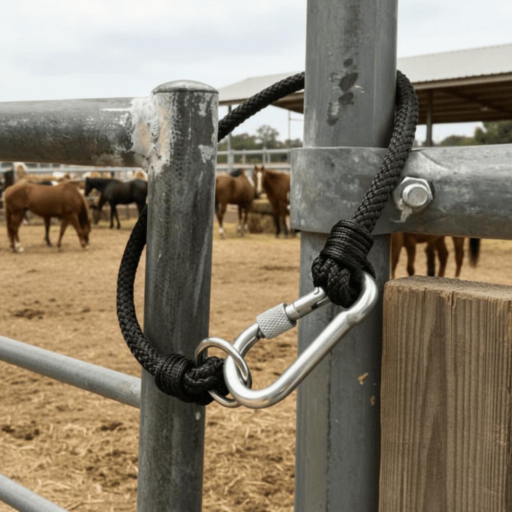 Weaving Rope Buckle Farm Anti-collision Door Lock Wear Resistant Stable Door Holder Paddock